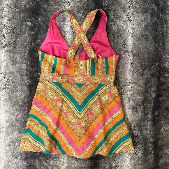 SOLD - 👗Nanette Lepore Pashima Patterned Mini Dress👗 - Picture 4 of 9